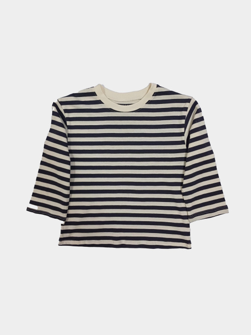 Лонгслів H&M модель 1188233kwer_Черно-бежевый Фото