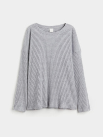 Лонгслив H&M модель 9967504wer_Серый Фото