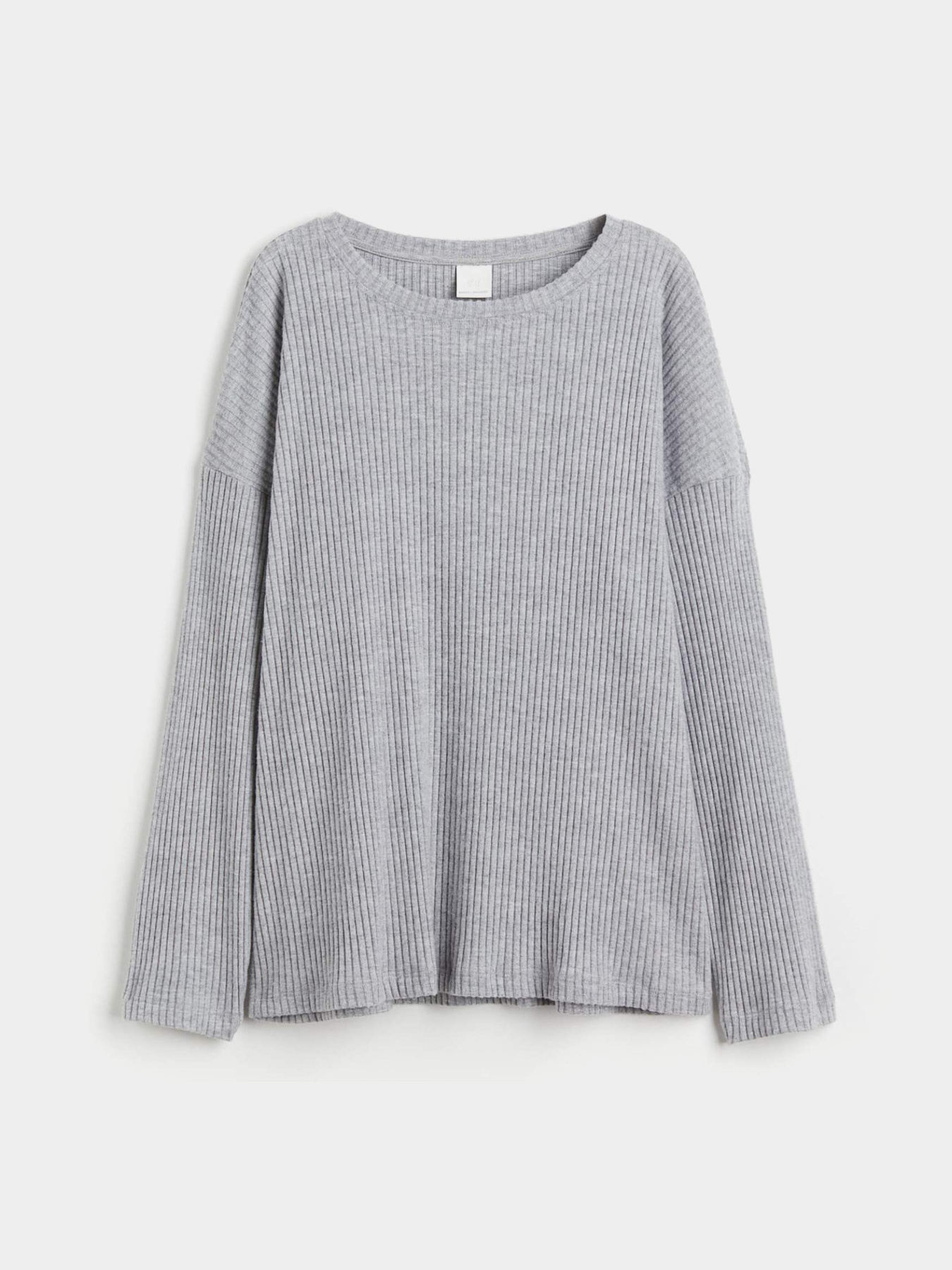 Лонгслив H&M модель 9967504wer_Серый Фото