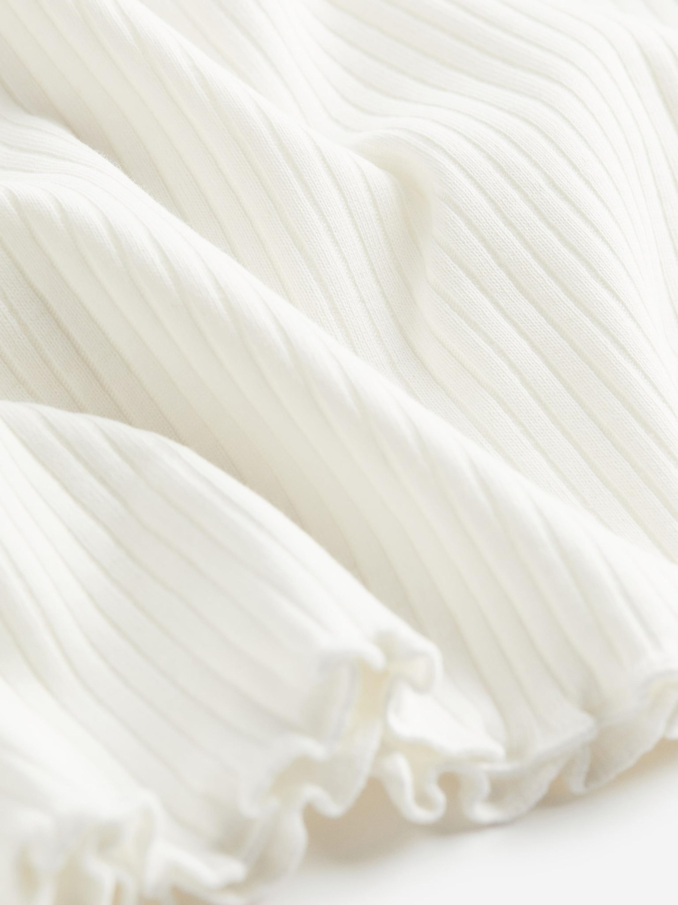 Лонгслив H&M модель 10879216kwer_Молочный Фото