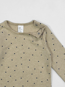 Лонгслів H&M модель 7954584kwer_Бежевый Фото