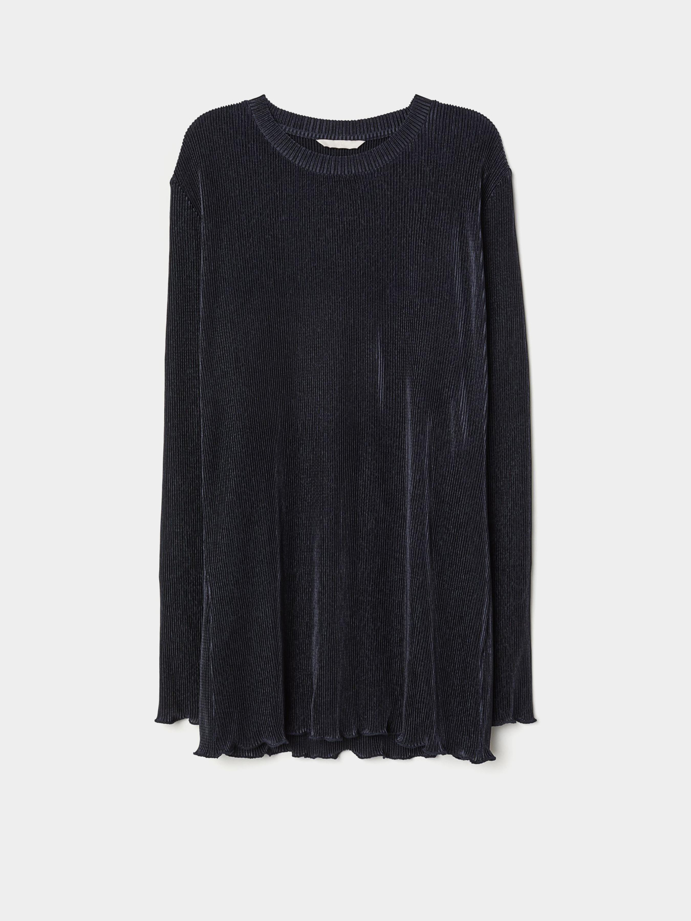 Лонгслив H&M модель 7008618dlog_Темно-синий Фото