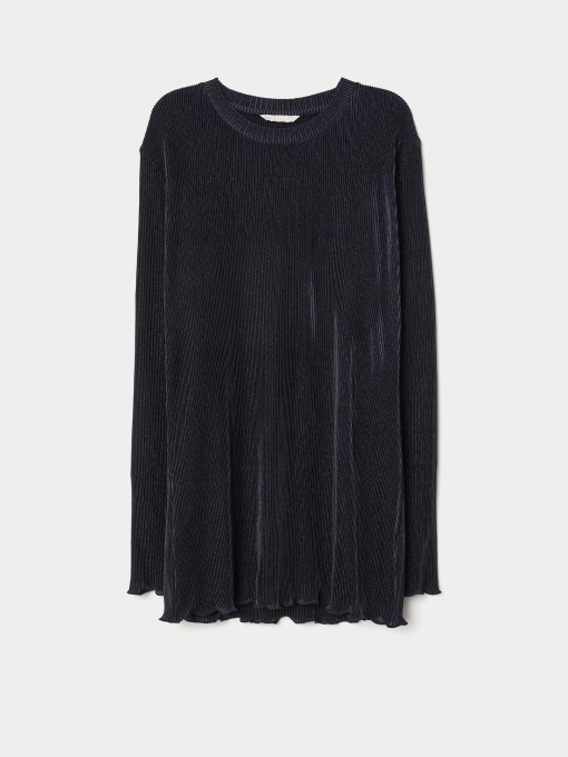 Лонгслів H&M модель 7008618dlog_Темно-синий Фото