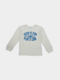 Лонгслів H&M модель 1047354kwer_Молочный Фото