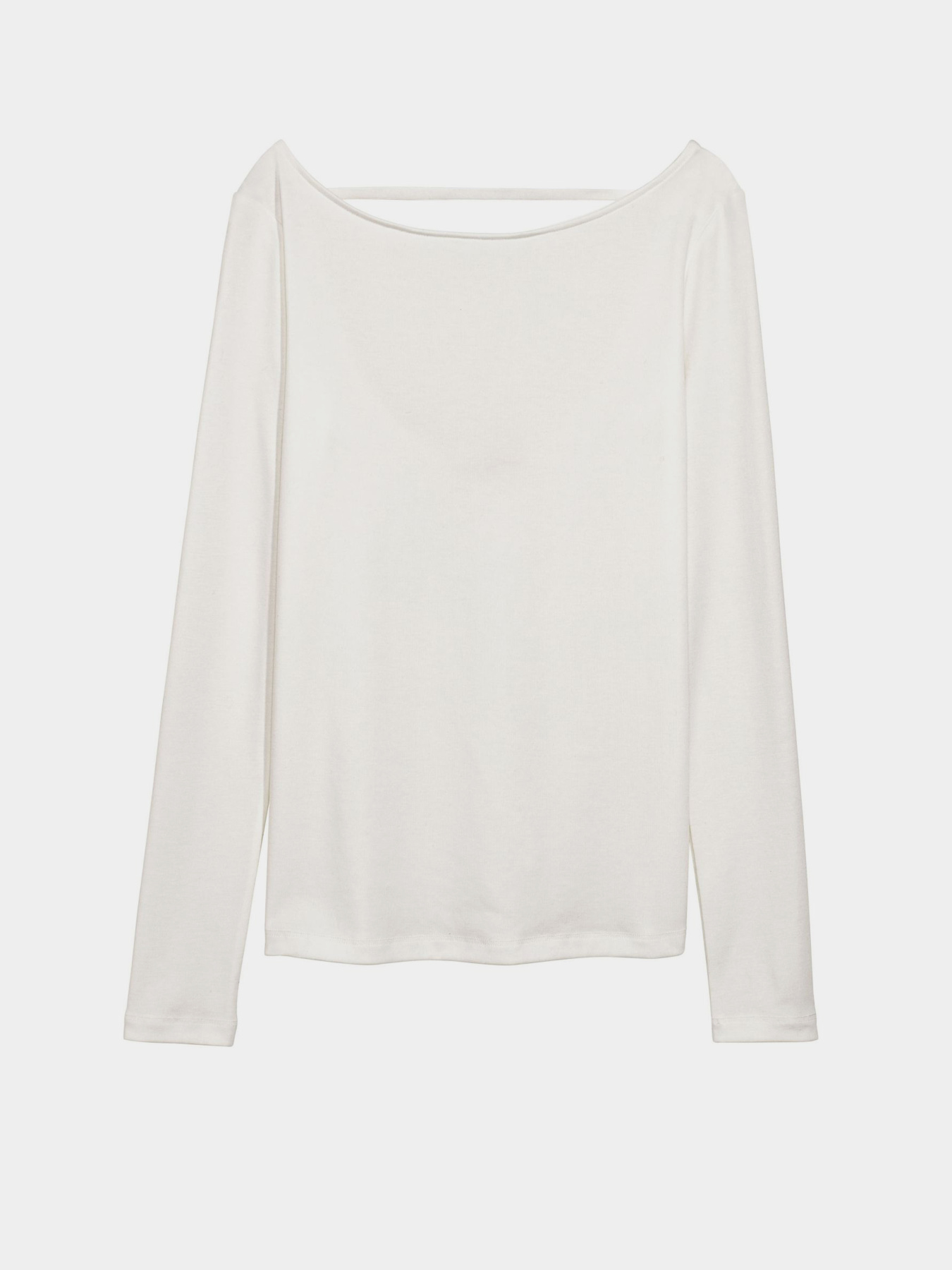 Лонгслив H&M модель 6165437dlog_Молочный Фото