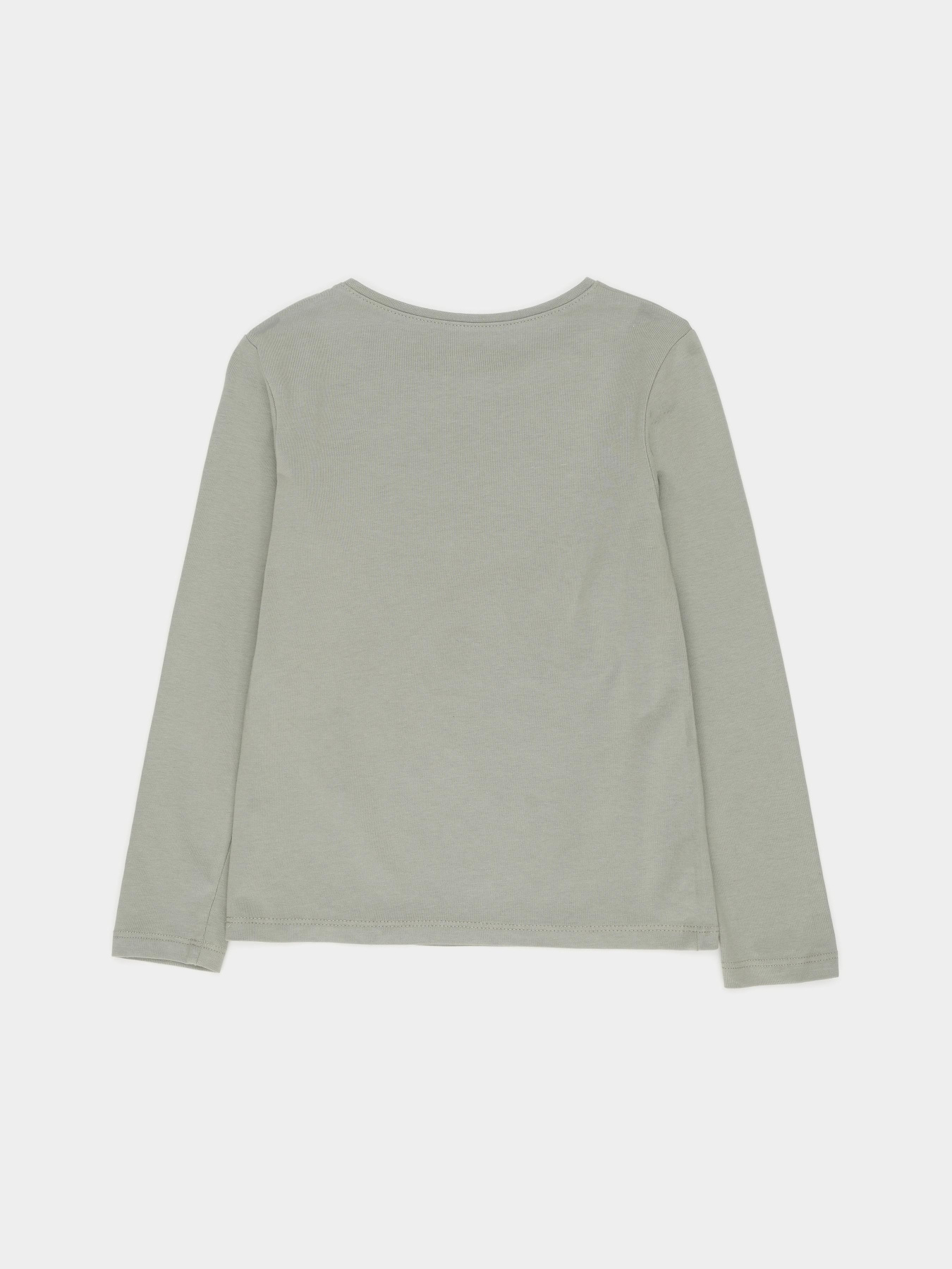 Лонгслив H&M модель 5751567ral_Оливковый Фото