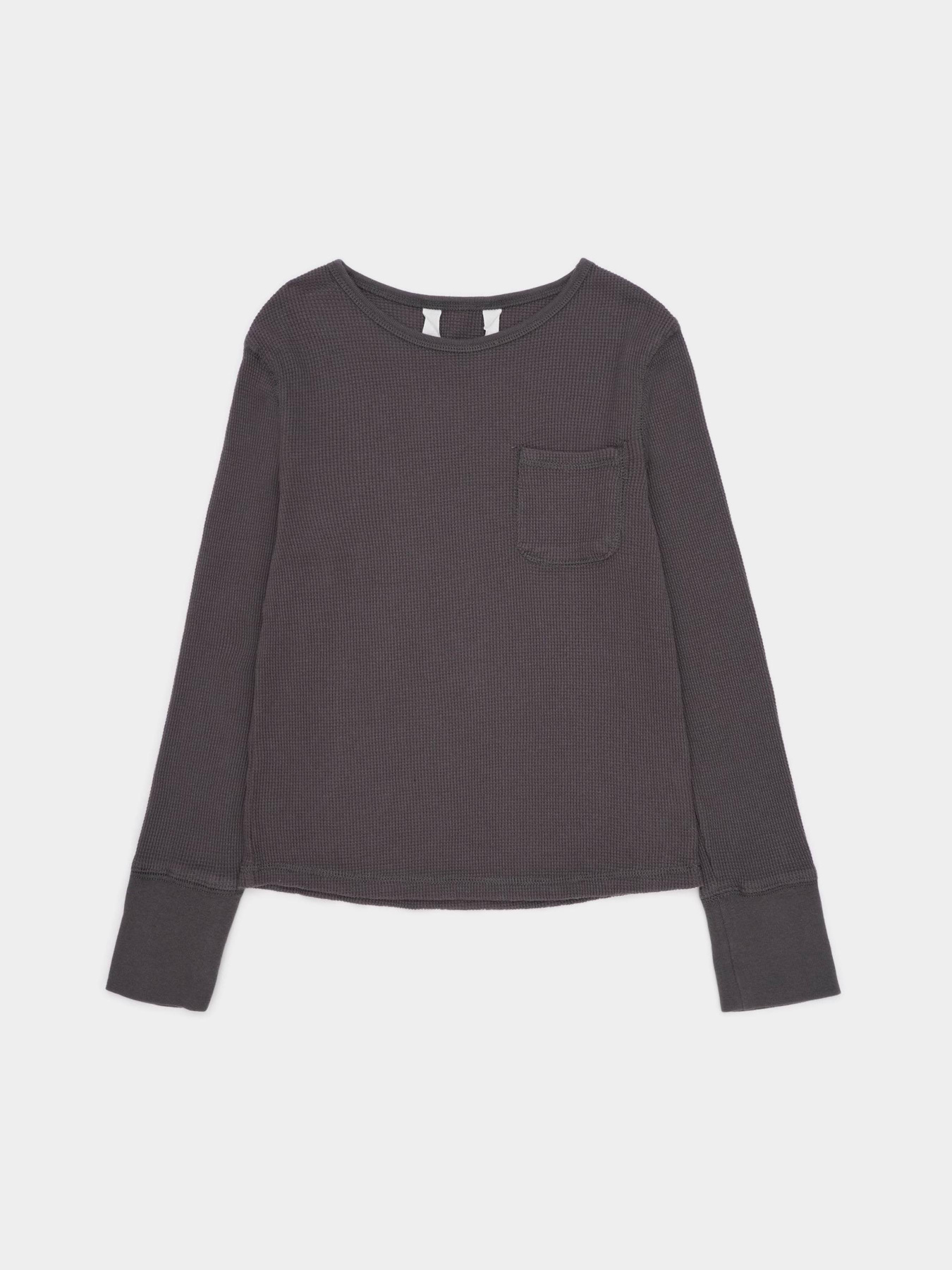 Лонгслив H&M модель 9986901kwer_Темно-серый Фото