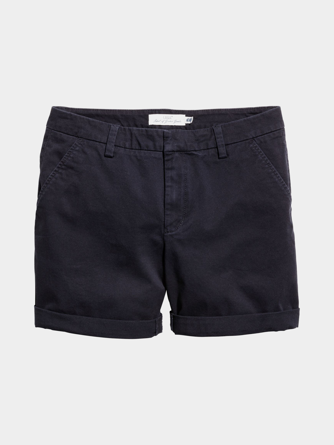 Шорты H&M модель 4775765RP12_Темно-синий Фото