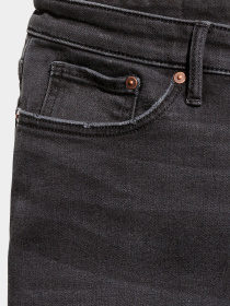 Джинсовые шорты H&M модель 5125085RP5_темно-серый Фото