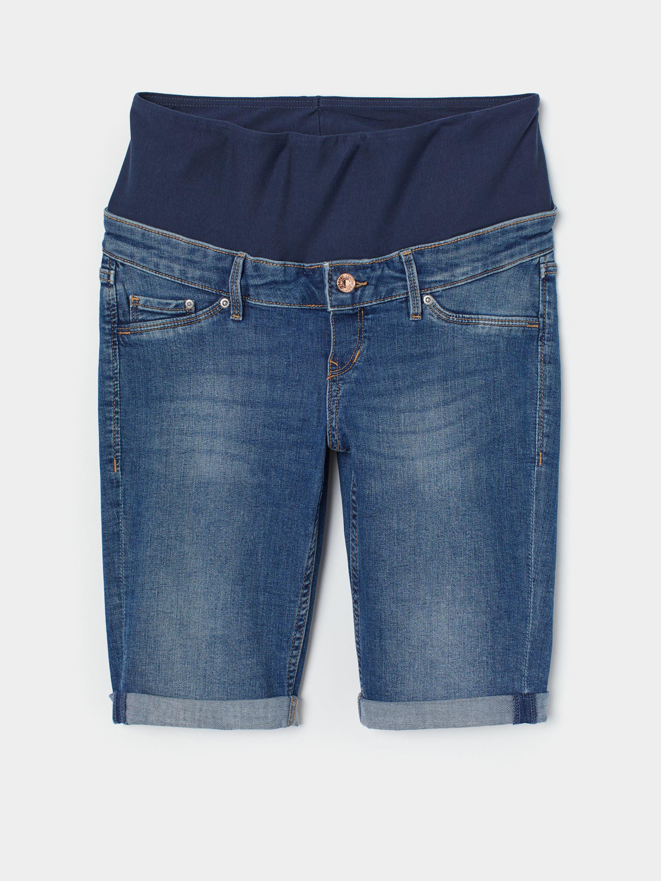 Шорты джинсовые H&M модель 7467780sm_синий Фото