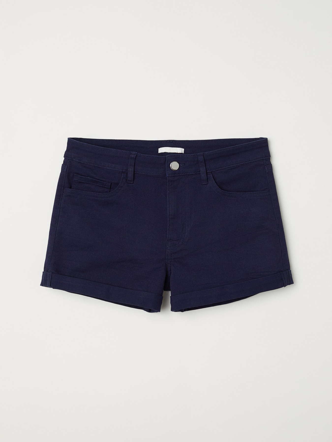 Джинсовые шорты H&M модель 6035827RP3_Темно-синий Фото