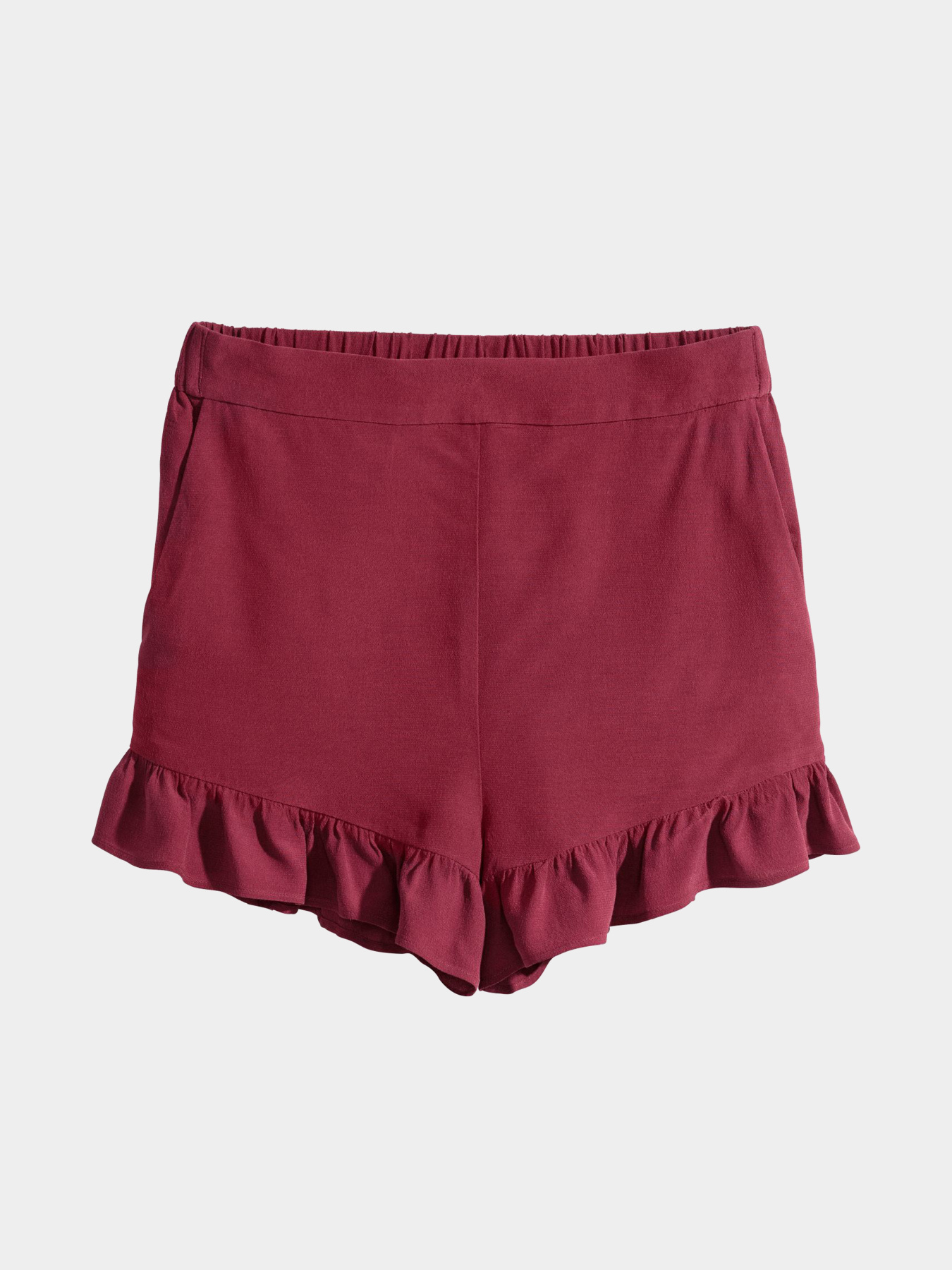 Повседневные шорты H&M модель 5124935RP12_бордовый Фото