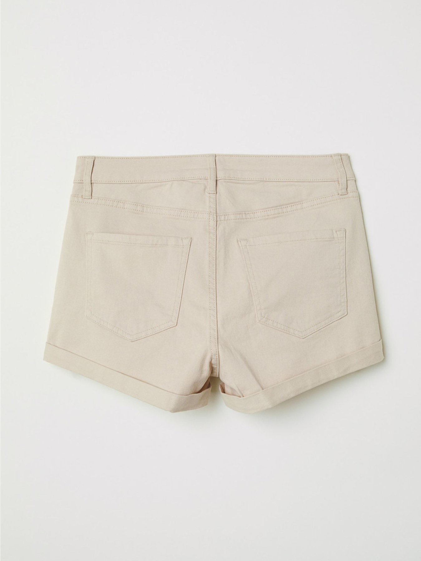 Шорти джинсові H&M модель 6035828log_Светло-бежевый Фото