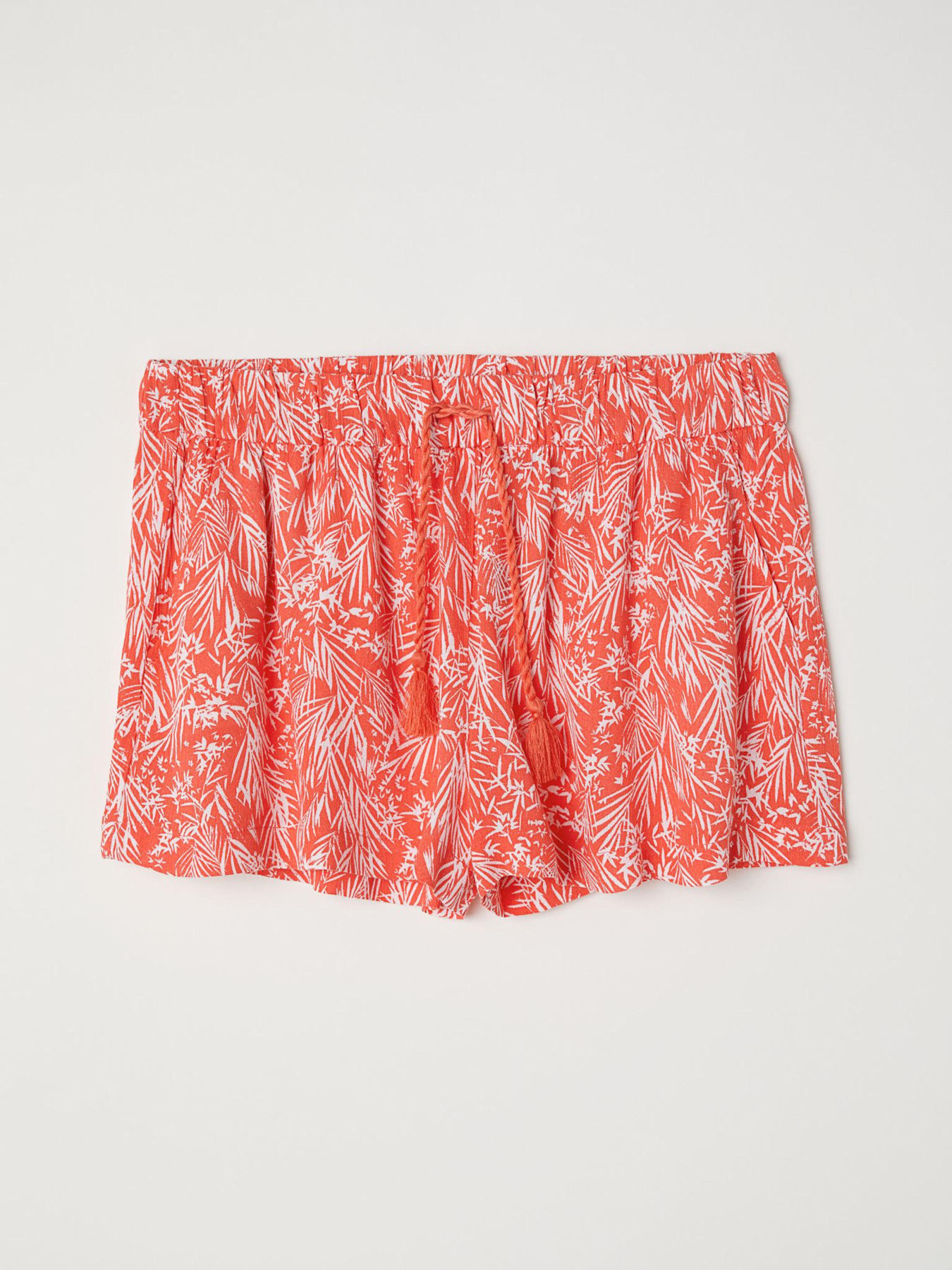 Шорты H&M модель 6570977bar_Коралловый Фото