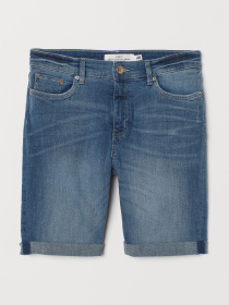 Шорти джинсові H&M модель 5125085log_Голубой Фото