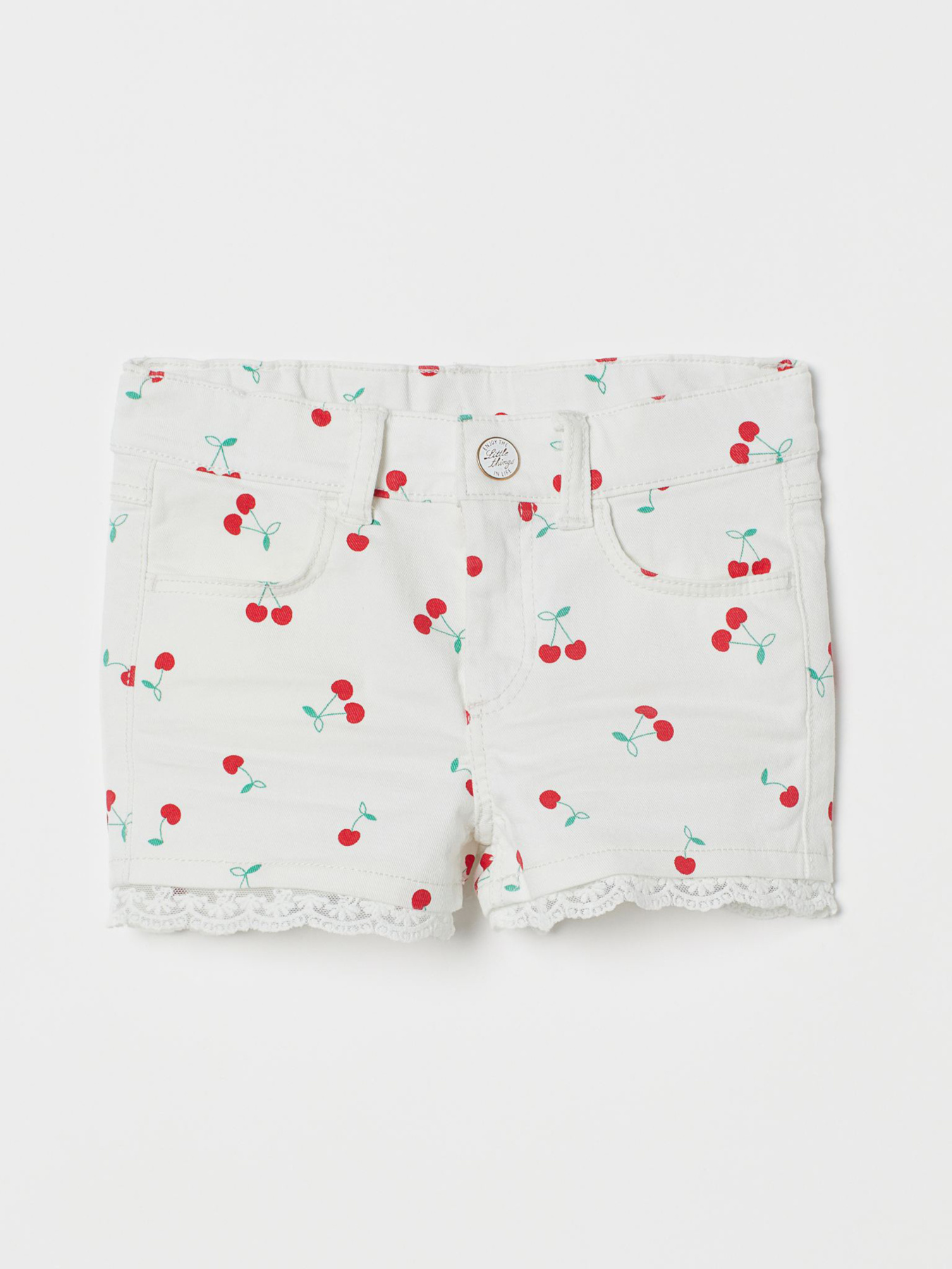 Повседневные шорты H&M модель 7420249abr_Молочный Фото