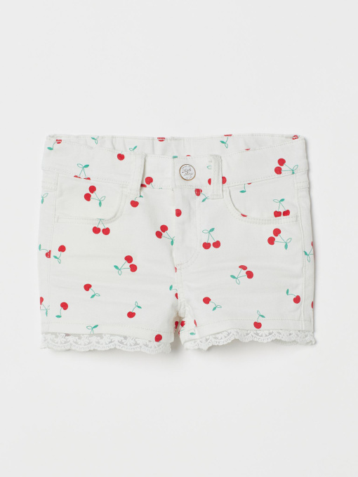 Повседневные шорты H&M модель 7420249abr_Молочный Фото