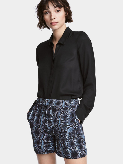 Шорты H&M модель 5267516dlog_Комбинированный Фото