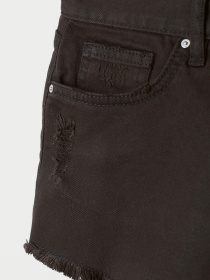 Шорты джинсовые H&M модель 6035848dlog_Черный Фото