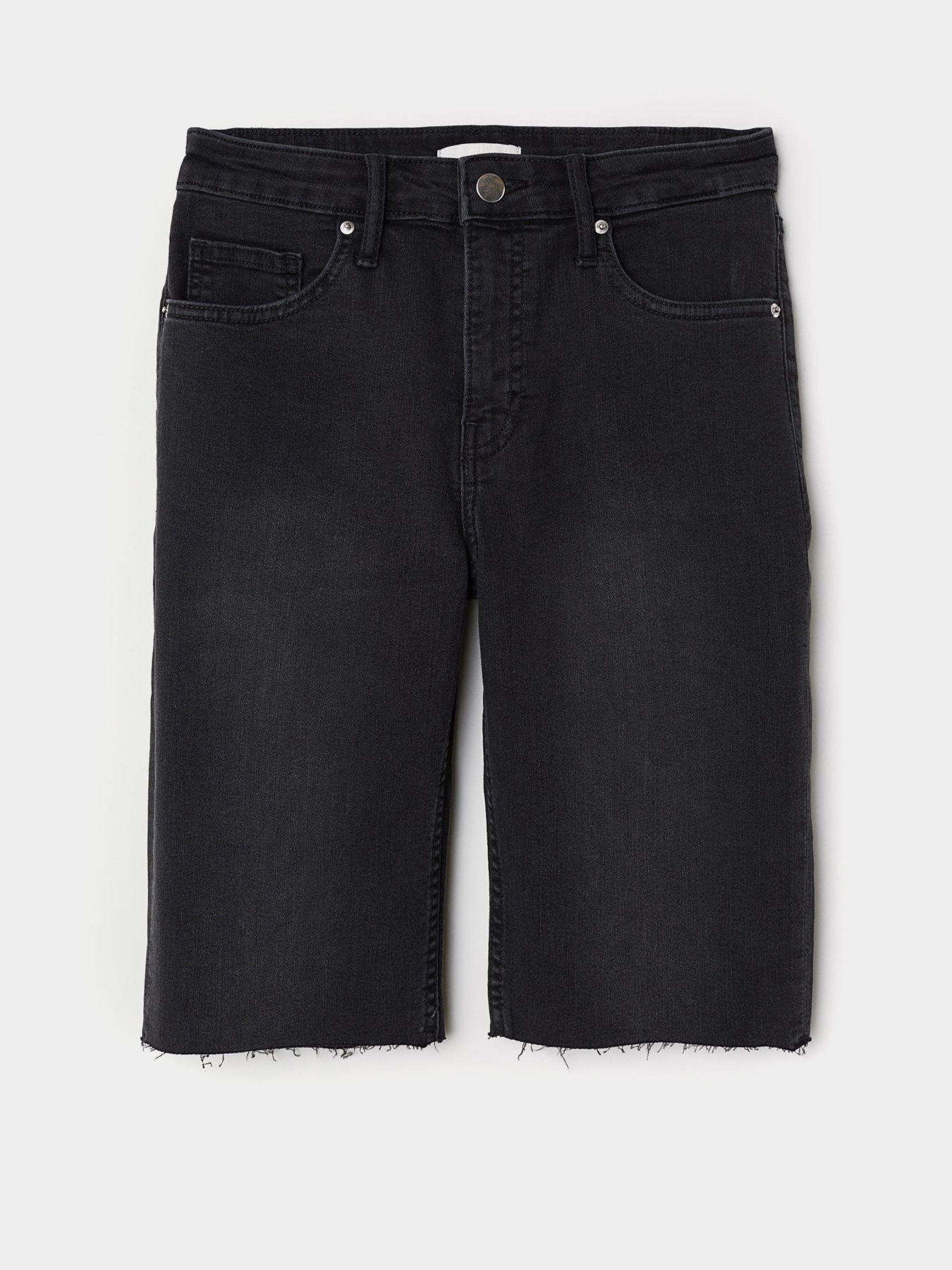 Джинсові шорти H&M модель 6131477dlog_Черный вымытый Фото