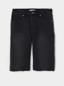 Джинсові шорти H&M модель 6131477dlog_Черный вымытый Фото