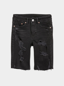 Джинсовые шорты H&M модель 5956867dlog_Черный вымытый Фото