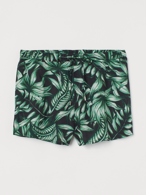 Шорты H&M модель 8830681ral_Зеленый Фото