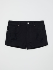 Джинсовые шорты H&M модель 6176458dlog_Черный Фото