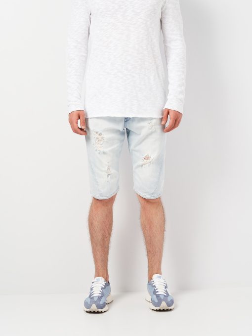 Шорты джинсовые H&M модель 1002015arl_Светло-голубой Фото