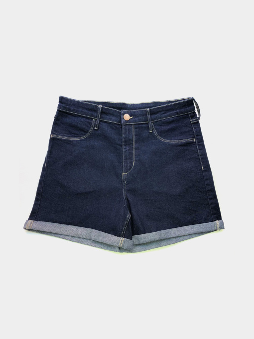 Шорты джинсовые H&M модель 8928351wer_Темно-синий Фото