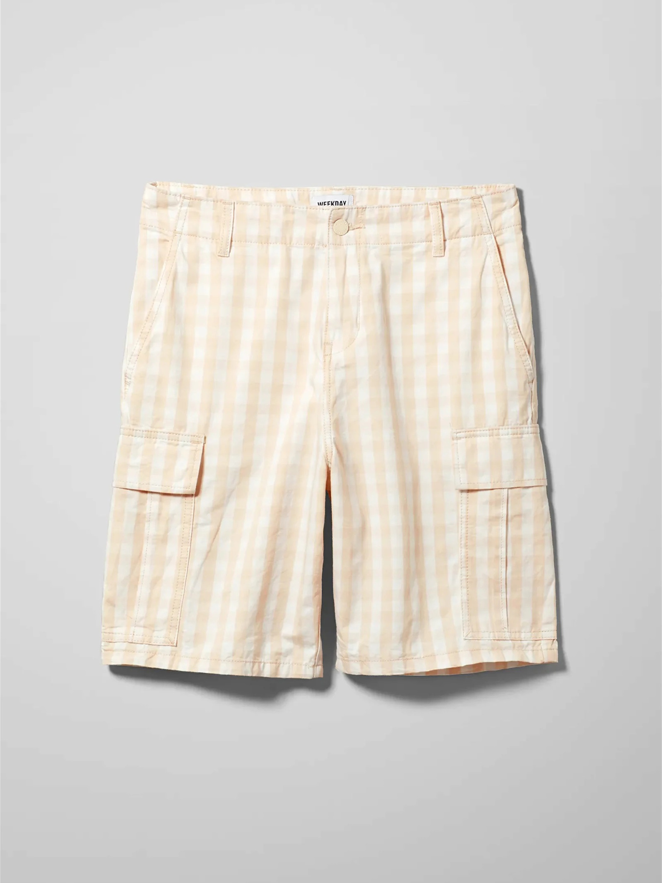 Шорти Weekday модель 8418441ral_Светло-бежевый Фото