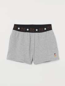 Шорти спортивні H&M модель 8317741wer_Светло-серый Фото