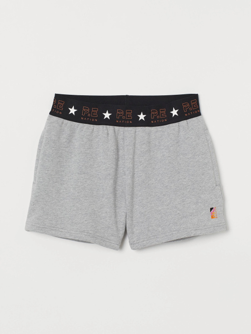 Шорты спортивные H&M модель 8317741wer_Светло-серый Фото