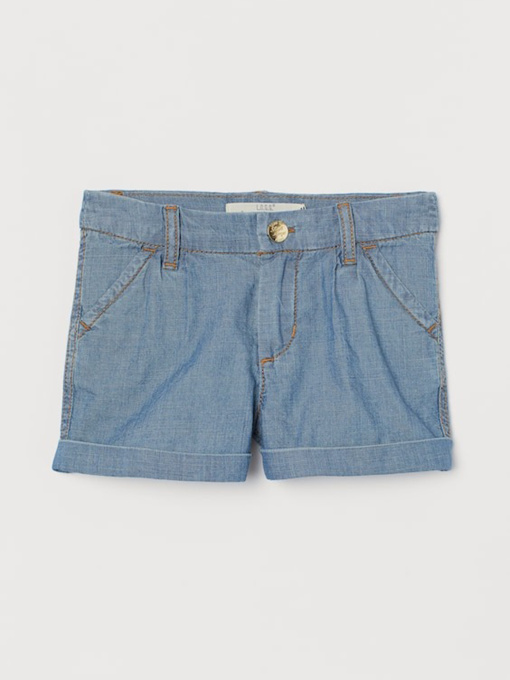 Джинсовые шорты H&M модель 8597821kwer_Синий Фото