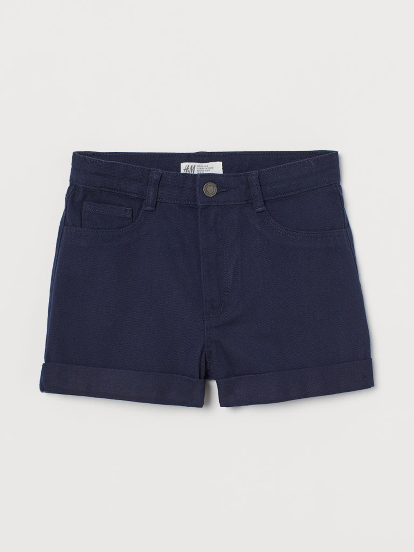 Джинсовые шорты H&M модель 9240433kwer_Темно-синий Фото