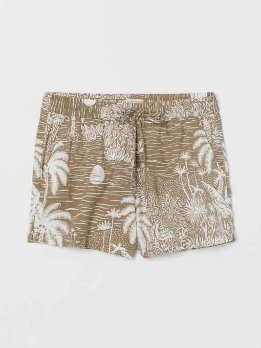 Шорты H&M модель 8668551wer_Хаки Фото
