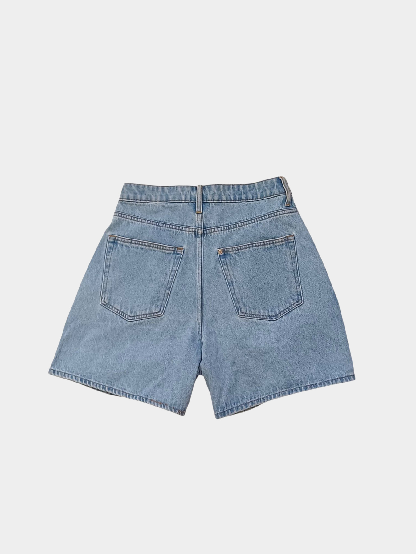 Джинсовые шорты H&M модель 9356243wer_Светло-синий Фото