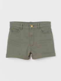 Шорты H&M модель 7967851kwer_Хаки Фото