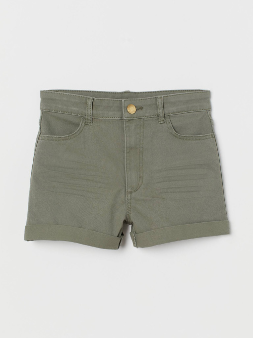 Шорты H&M модель 7967851kwer_Хаки Фото