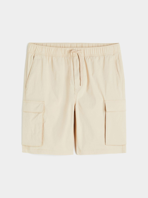 Повсякденні шорти H&M модель 1062247wer_Светло-бежевый Фото