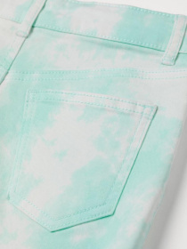 Шорты джинсовые H&M модель 9283863kwer_Бирюзовый Фото