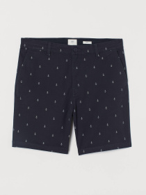 Шорты H&M модель 8492141wer_Темно-синий Фото