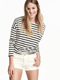 Шорти джинсові H&M модель 2969333wer_Белый Фото