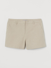 Шорты H&M модель 9703653wer_Светло-бежевый Фото