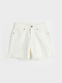 Шорти джинсові H&M модель 8650733wer_Молочный Фото