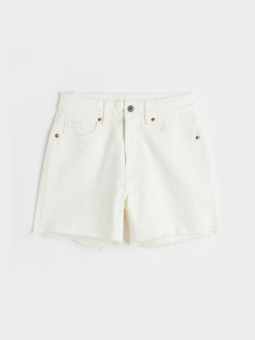Джинсові шорти H&M модель 8650733wer_Молочный Фото
