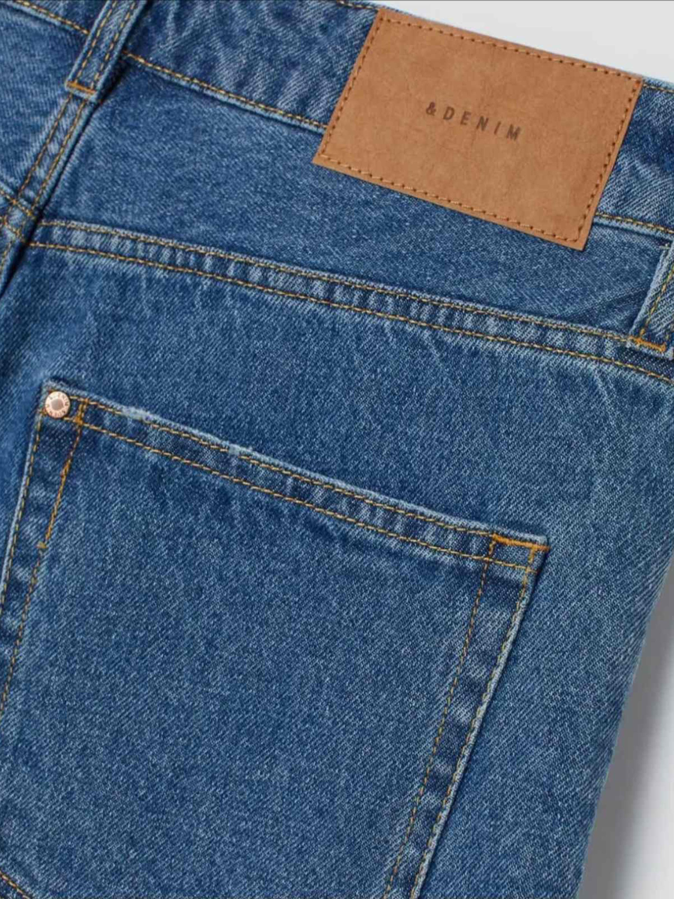 Джинсовые шорты H&M модель 8355631wer_Синий Фото