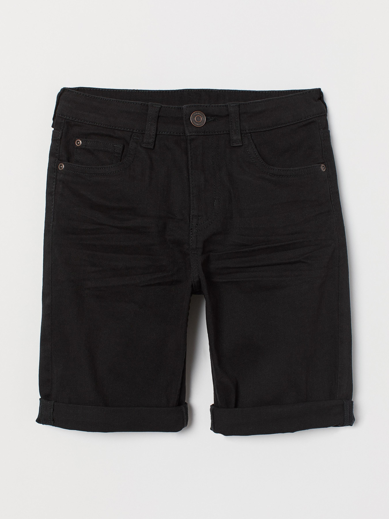 Джинсові шорти H&M модель 8170491kwer_Черный Фото