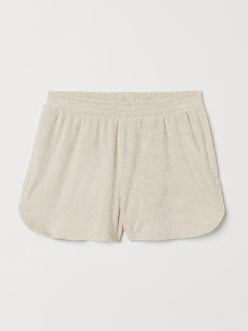 Повсякденні шорти H&M модель 9883893wer_Светло-бежевый Фото