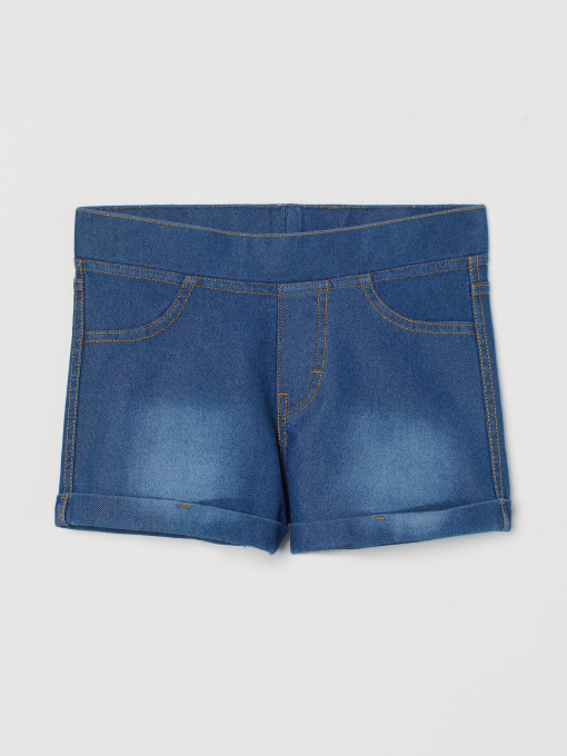 Джинсовые шорты H&M модель 9388253kwer_Синий Фото
